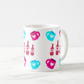 Tasses et bouteilles de la Saint-Valentin (Devant droit)