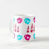 Tasses et bouteilles de la Saint-Valentin (Devant gauche)