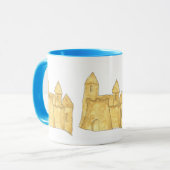 Tasses et Drinkware de château de sable (Devant gauche)