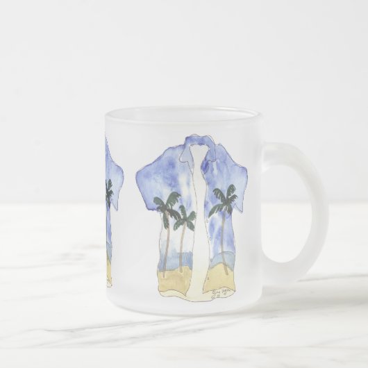 Tasses et Drinkware de chemise hawaïenne (Droit)