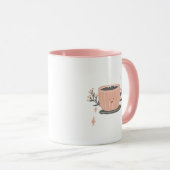 Tasses et mugs à texture rose (Devant droit)
