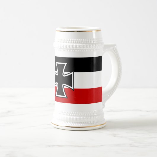 Tasses et Steins prussiens de drapeau (Devant droit)