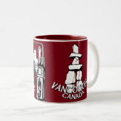 Tasses et verres à café de Vancouver BC Canada (Devant droit)
