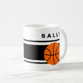 Tasses faites sur commande de basket-ball (Devant droit)