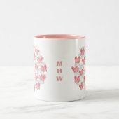 Tasses faites sur commande de monogramme de porcs (Centre)