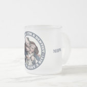 Tasses faites sur commande de monogramme d'humour (Devant droit)