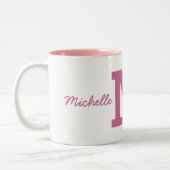 Tasses faites sur commande de monogramme et de nom (Gauche)