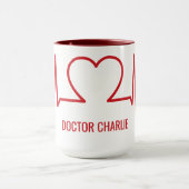 Tasses faites sur commande de nom et de profession (Centre)