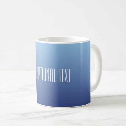 Tasses faites sur commande des textes de gradient (Devant droit)