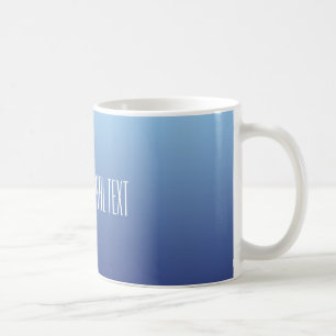 Tasses faites sur commande des textes de gradient