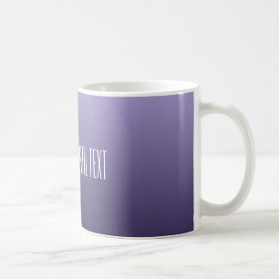 Tasses faites sur commande des textes de gradient