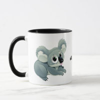 Tasses faites sur commande des textes de koala