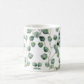 Tasses - Feuilles d'eucalyptus Silver Dollar (Centre)