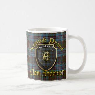 Tasses fières écossaises de tasses d'Anderson de