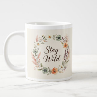 Tasses Fleurs Sauvages Boho Floral Restez Sauvage