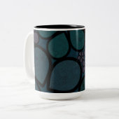 Tasses florales texturées multicolores modernes (Devant gauche)