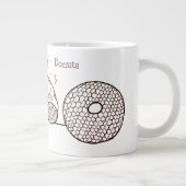 TASSES GÉANTES DONUTS TRICOTÉS Blanc (Droite)