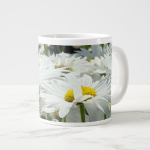 Tasses géantes grandes marguerites cadeau de Noël