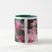 Tasses hawaïennes d'orchidée et de Plumeria (Centre)