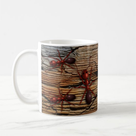 Tasses "infestées" en bois d'Antz N (Gauche)