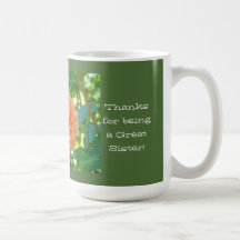 Tasses J'aime ma sœur Merci d'être une super sœur 