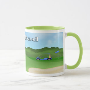 Tasses jouantes au golf de fête des pères