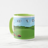 Tasses jouantes au golf de fête des pères (Devant gauche)