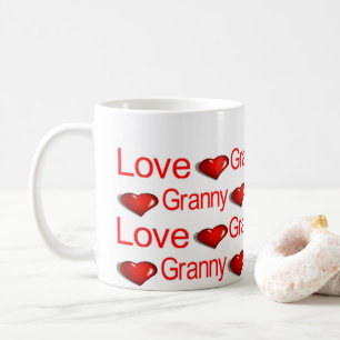 Tasses Joyeuse Saint-Valentin Amour Mamie Cœurs