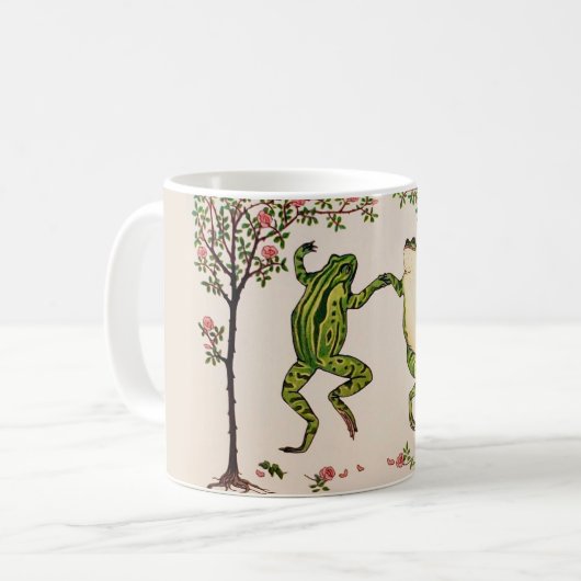 Tasses joyeuses de grenouilles dansantes (Devant gauche)