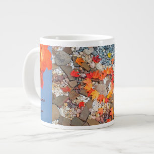 Tasses Jumbo grandes d'amour d'automne Feuilles de