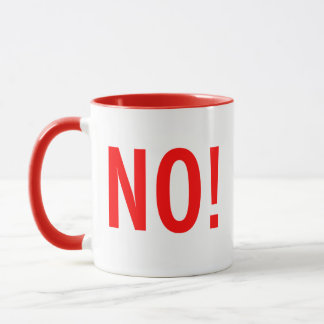Tasses Kitschen Fatty NO ! Cantine Rouge