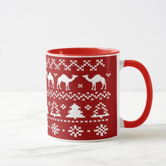 Tasses laides de chandail de Noël de chameau de (Droite)