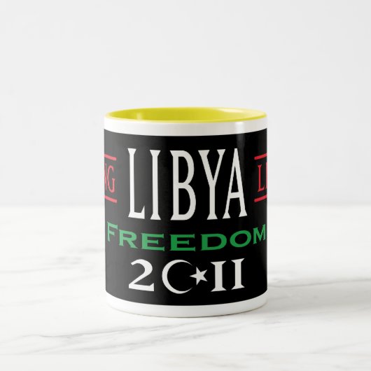 Tasses Libye libre Vive la liberté de la Libye 201 (Centre)