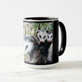 Tasses Maman Opossum et Bébés (Devant droit)