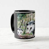 Tasses Maman Opossum et Bébés (Devant gauche)
