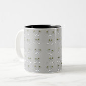 Tasses Martini Verres Gris Noir (Devant gauche)