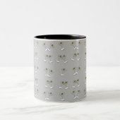 Tasses Martini Verres Gris Noir (Centre)