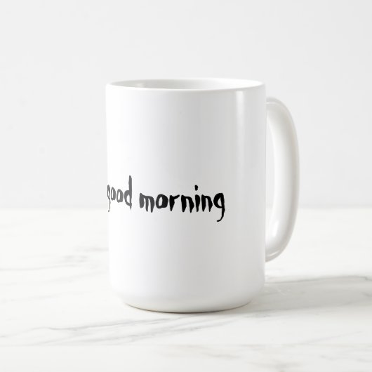 tasses matinales avec bébé patron.. (Devant droit)