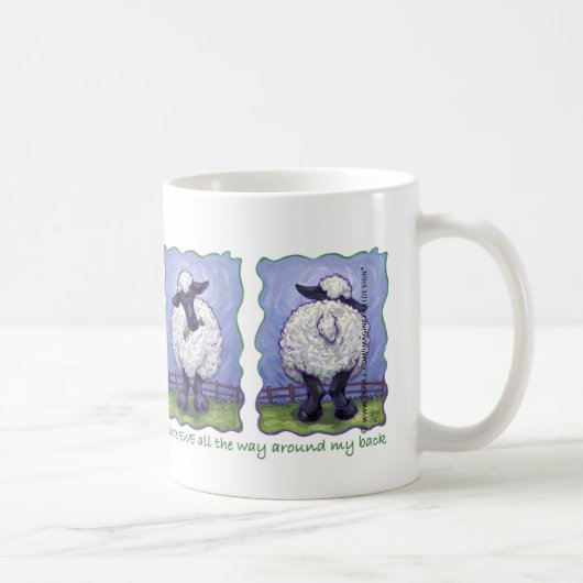 Tasses mignonnes de BREBIS d'amour des moutons I (Droite)