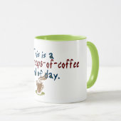 Tasses multiples de jour de café (Devant droit)