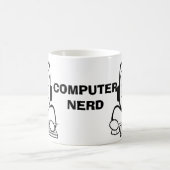 Tasses nerd de meme d'Internet d'ordinateur (Centre)