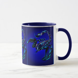 Tasses noires de scorpion