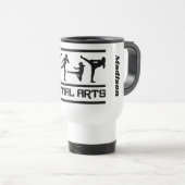 Tasses nommées faites sur commande d'arts martiaux (Devant droit)