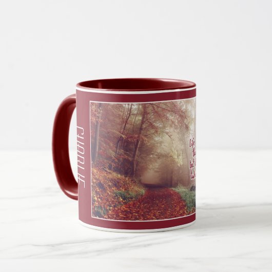 Tasses nommées faites sur commande de citation de (Devant gauche)