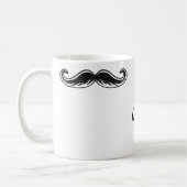 Tasses nommées faites sur commande de moustache (Gauche)