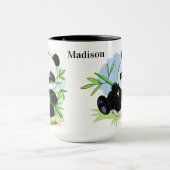 Tasses nommées faites sur commande de pandas (Centre)