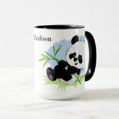 Tasses nommées faites sur commande de pandas (Devant droit)
