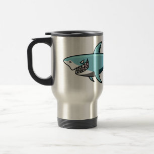 Tasses nommées faites sur commande de requin frai