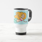 Tasses nommées faites sur commande de sirène drôle (Devant droit)