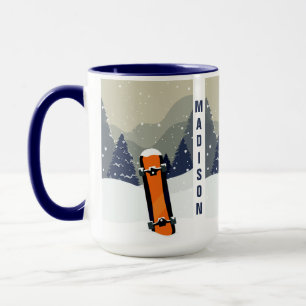 Tasses nommées faites sur commande de surf des